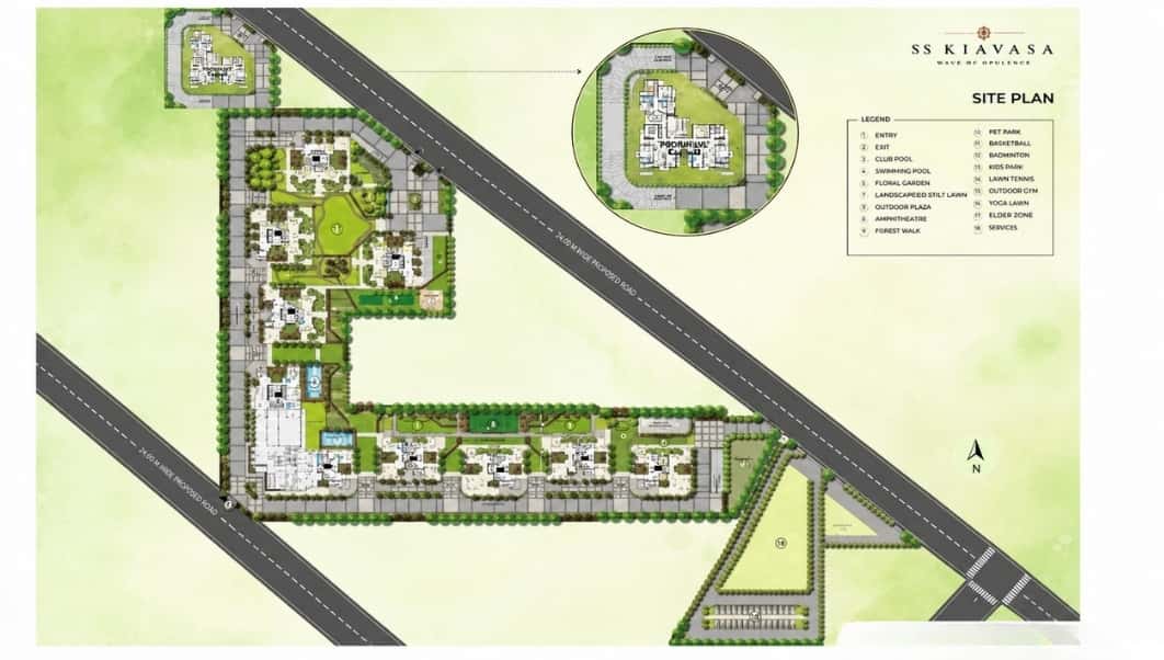 SS Kiavasa Sector 83 Gurgaon Master Plan