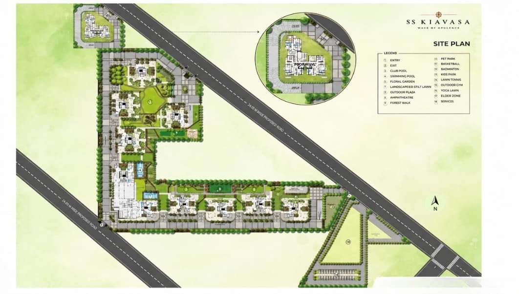 SS Kiavasa Sector 83 Gurgaon Master Plan