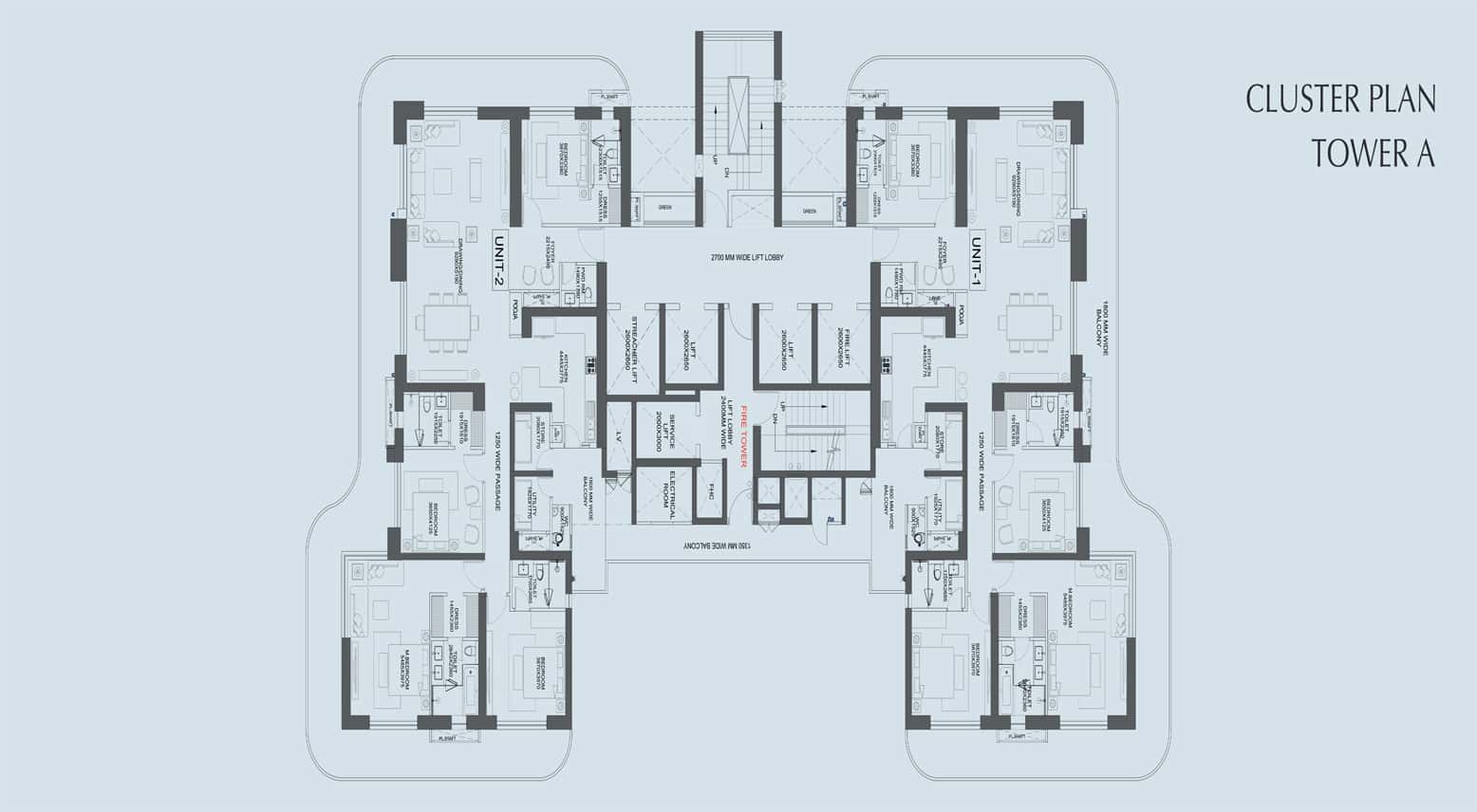 Central Park Bignonia Towers master plan