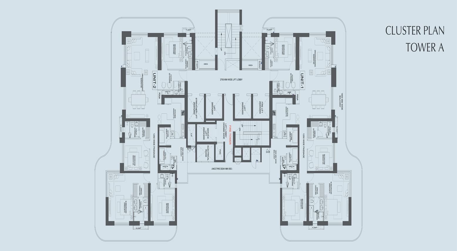 Central Park Bignonia Towers master plan