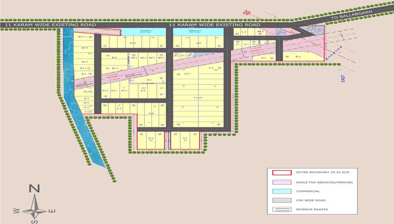Advitya Narendra Technopark site map