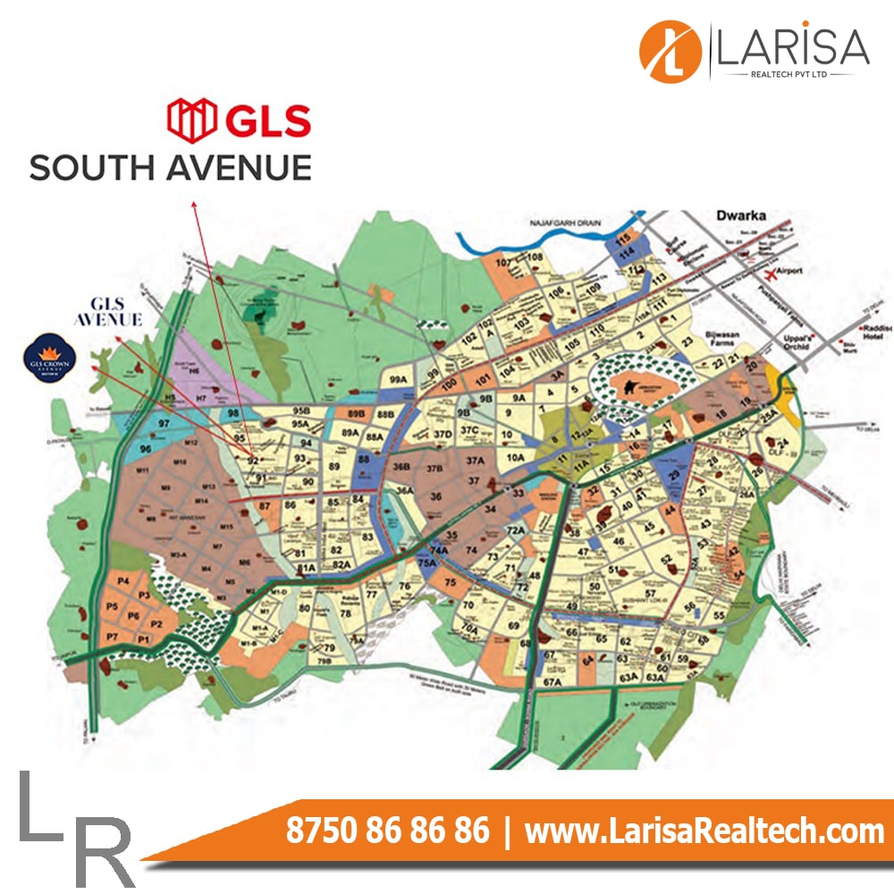 GLS South Avenue Location Map