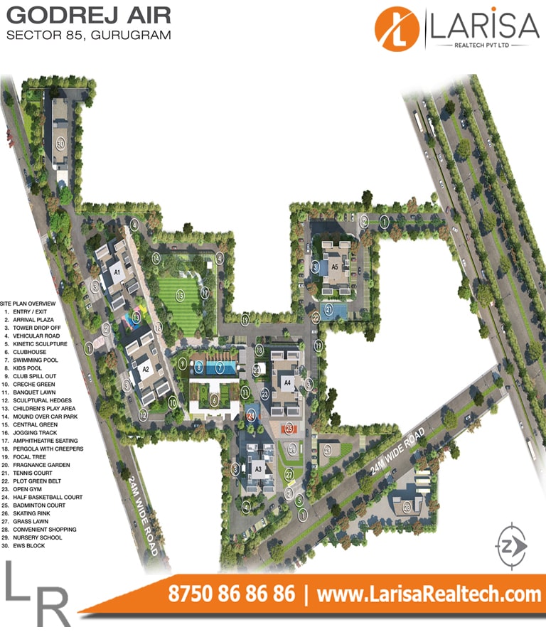 Godrej Air Site Plan