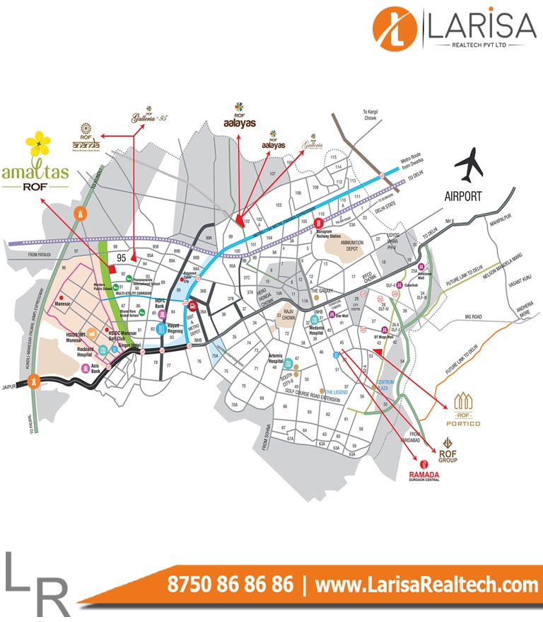 ROF Amaltas Location Map