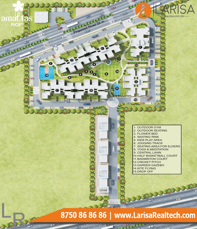 ROF Amaltas Site Plan