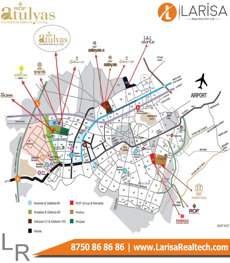 ROF Atulyas Location Map