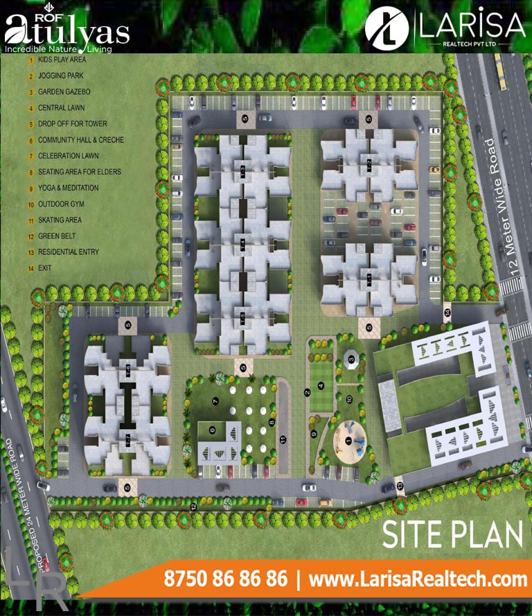 ROF Atulyas Site Plan