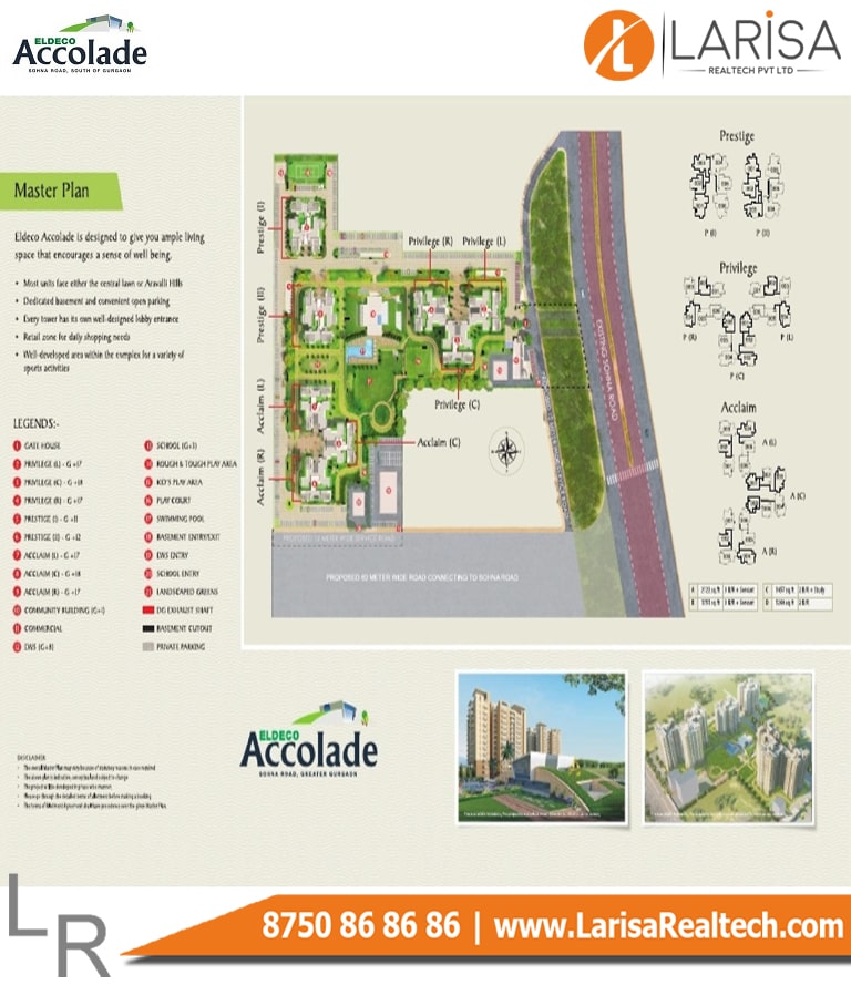 Eldeco Accolade Site Plan