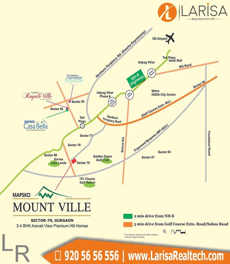 Mapsko Mount Ville Location Map