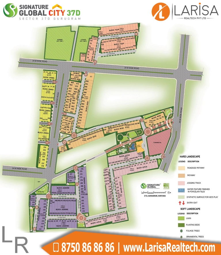 Signature Global City 37D Site Plan