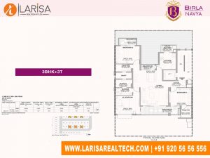 Birla Navya 3BHK+3T Floor Plan