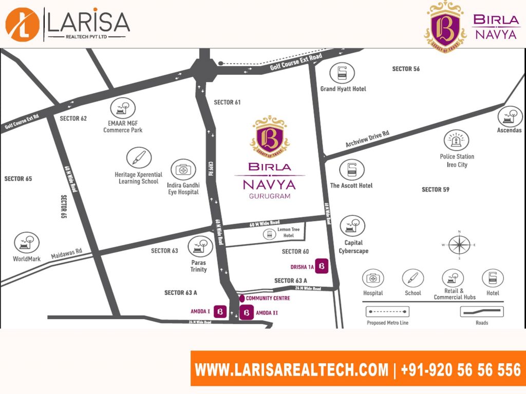 Birla Navya Location Map