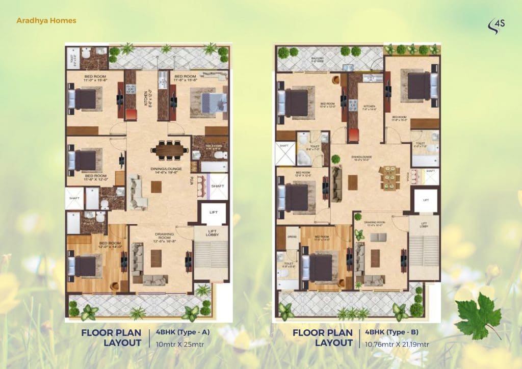 floor plan aradhya homes