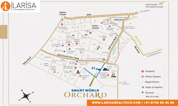 smart world orchard location map
