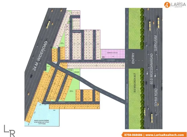 rof normanton park site plan