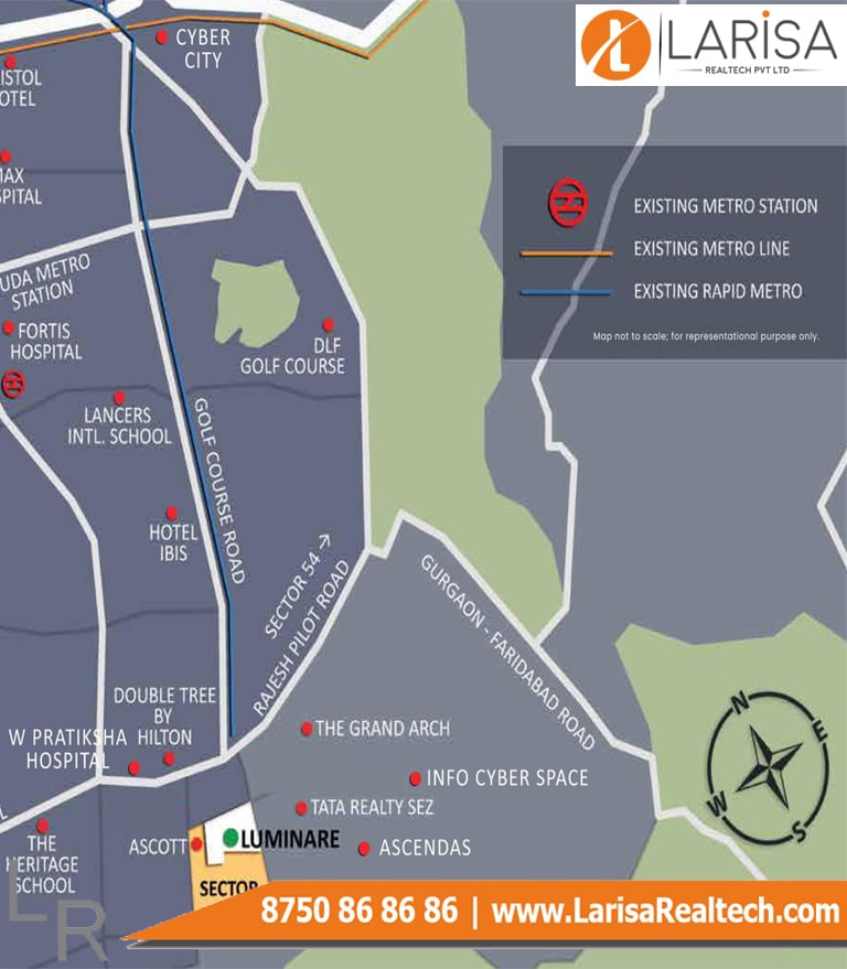 mahindra luminaire location map