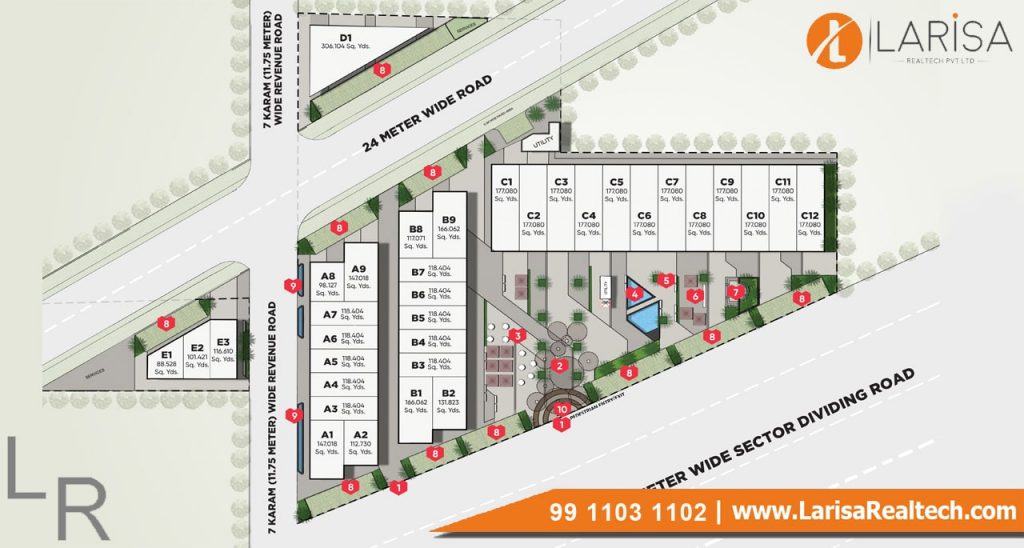 GLS Courtyard Site Plan