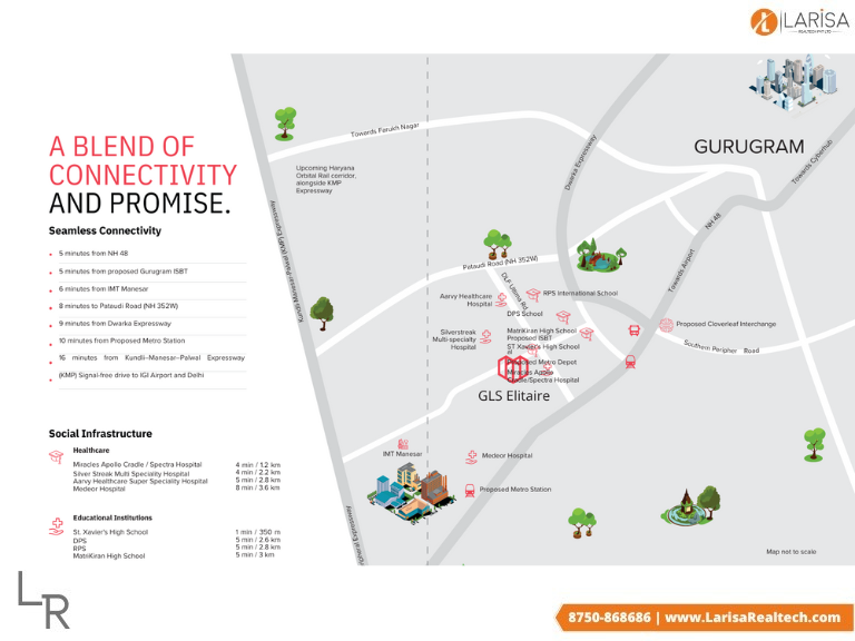 GLS Elitaire 81 Location Map