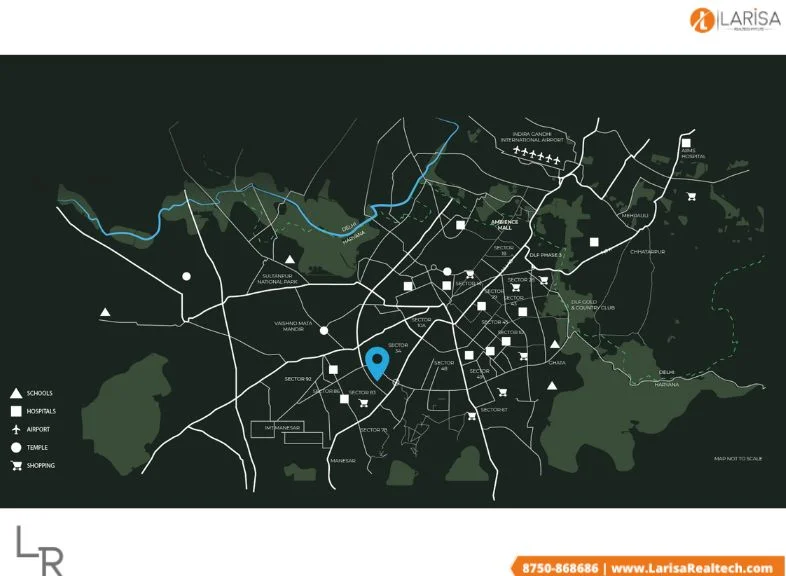ganga sector 84 location map