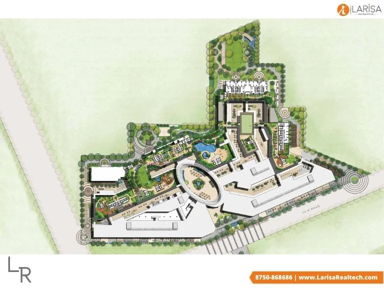 site plan of m3m heights