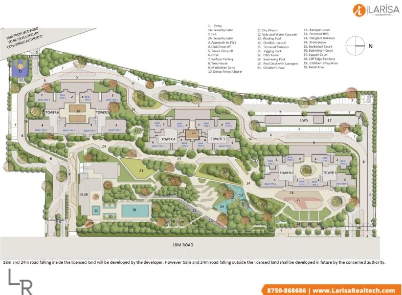 site plan godrej aristocrat sector 49