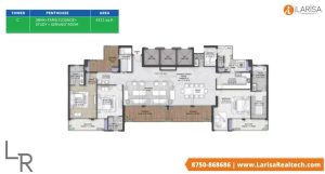 floor plan of m3m mansion sector 113