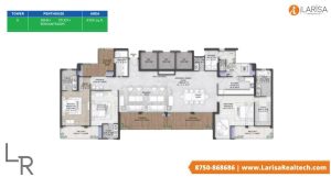 floor plan of m3m mansion gurgaon