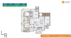 floor plan of m3m mansion sector 113