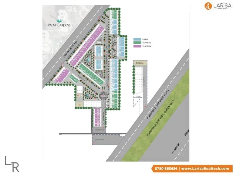 site plan of emaar ebd sector 83