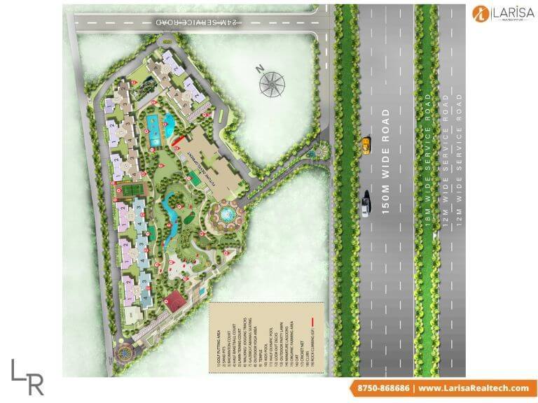 site plan of m3m mansion sector 113