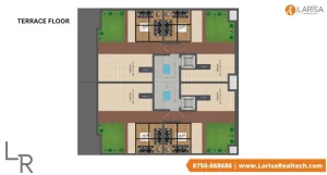 floor plan of trehan floors sector 71