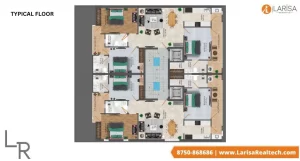 floor plan of trehan luxury builder floor