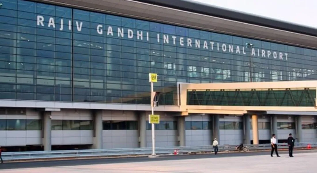 Rajiv Gandhi International Airport biggest airport in india