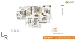 Krisumi Waterside Residences sector 36a floor plan