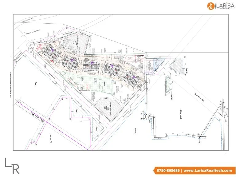 DLF Privana West Site Plan Image