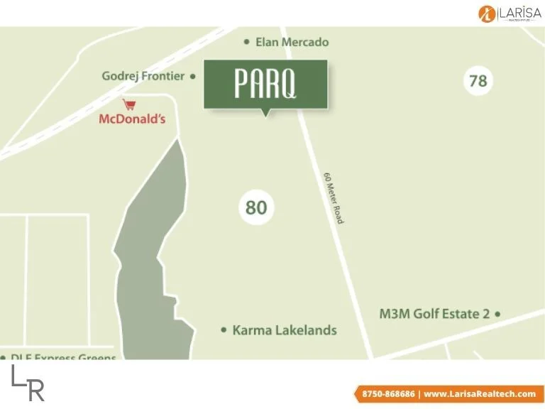 conscient parq sector 80 location map