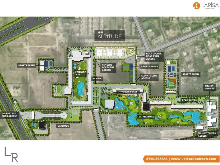 m3m altitude sector 65 site plan