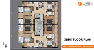 3BHK Floor Plan