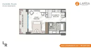 Central Park Delphine Type 1 Floor Plan