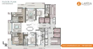 Central Park Delphine Sector 104 Type 3 Floor Plan